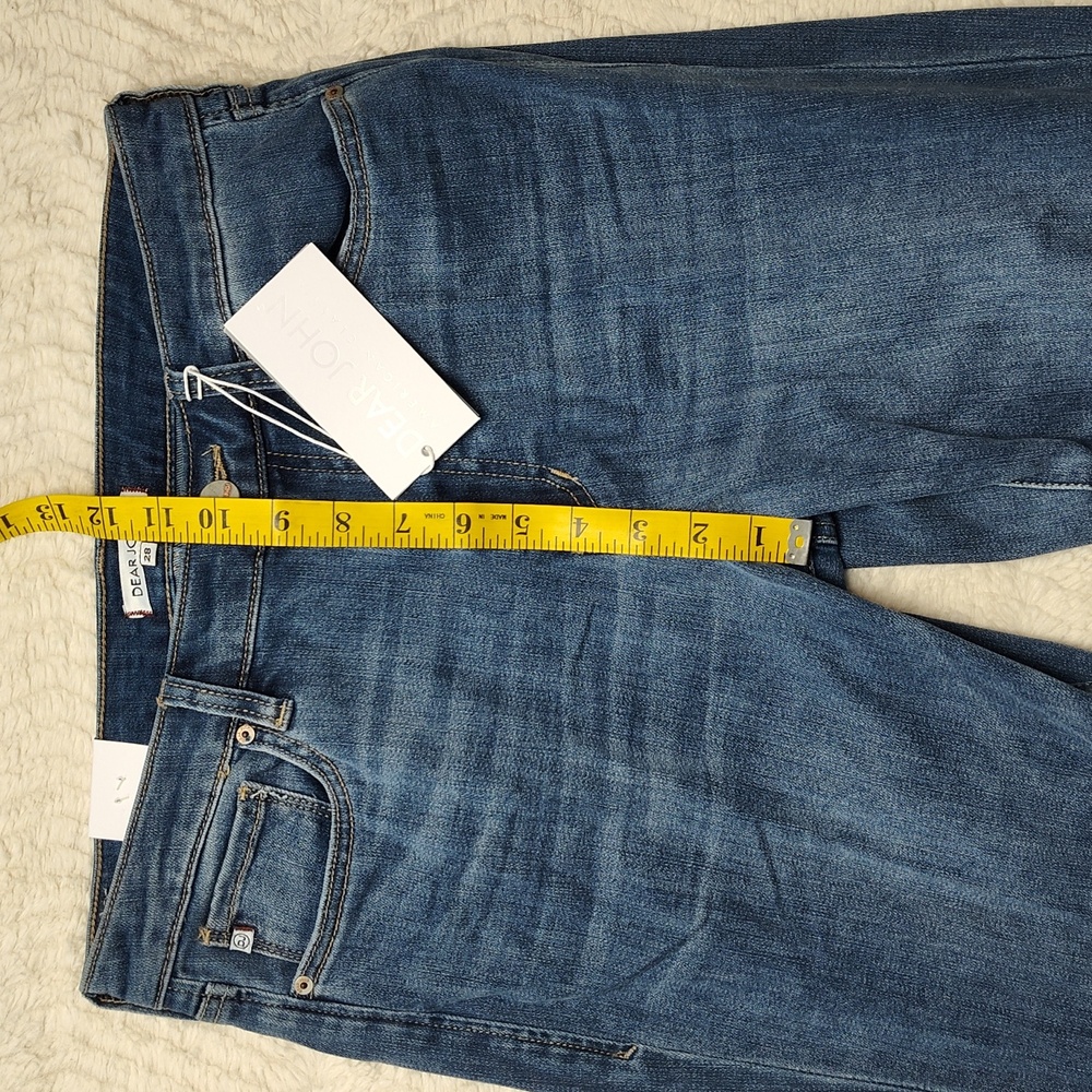 Dear John American Classic Women's Size 28th Medium Wash Denim Blue Jeans - Picture 3 of 12